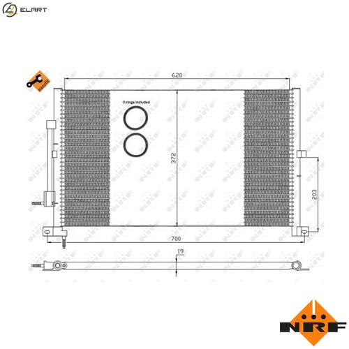 Condenser air conditioning - condenser,