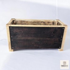 Long Garden Wooden Planter