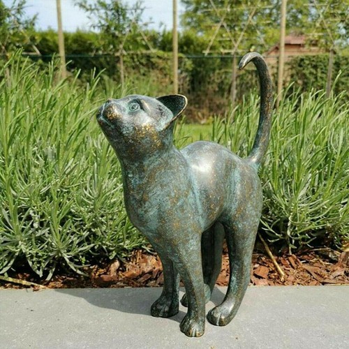 Beautiful cat statue - beautiful, home