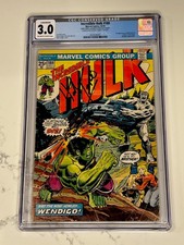 Incredible Hulk #180 (1974) CGC 3.0 Wendigo, Wolverine 1st Cameo