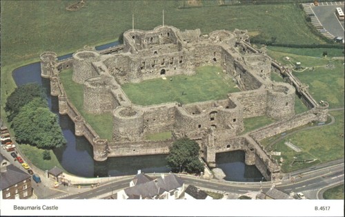Vintage beaumaris castle - vintage,