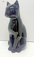 Vintage Black Ceramic Cat -