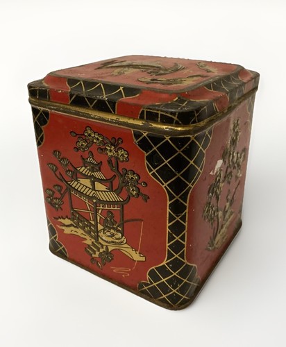Vintage red black gold - red,