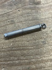 Vintage Sterling Silver Mechanical Toothpick Engine Turned