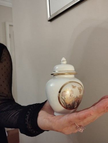 Miniature vase gold - , plated