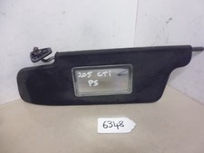 Peugeot 205 CTI Black Sun Visor & Vanity Mirror Passenger Side Genuine Part