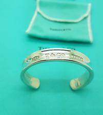 Tiffany & Co. 1837 RARE 12 mm Cuff Bracelet in Sterling Silver