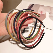 3x Plastic Hair Bands Plain