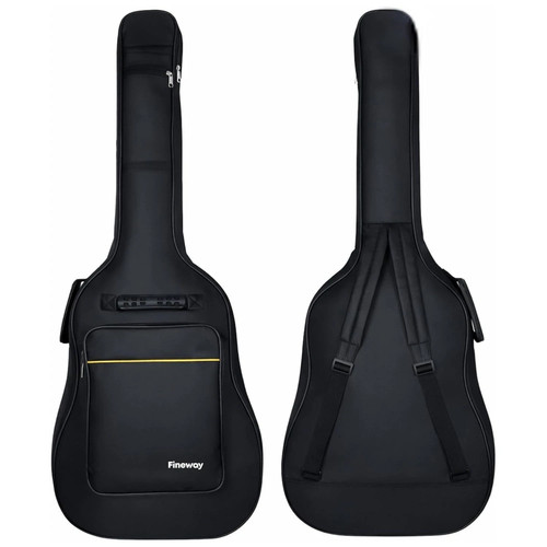 Guitar back bag black - back,