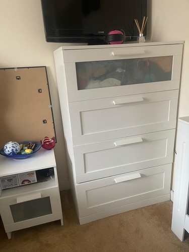 Tall wardrobe ikea malm - ikea, chest