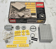 Vintage 1970s  LEGO 870 Technical Motor 4.5 V  100% Complete Boxed