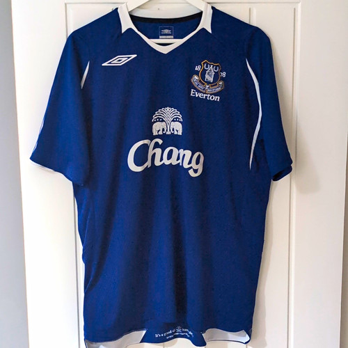 Umbro everton home shirt blue - shirt,