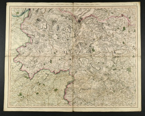 Antique map showing parts - antique,
