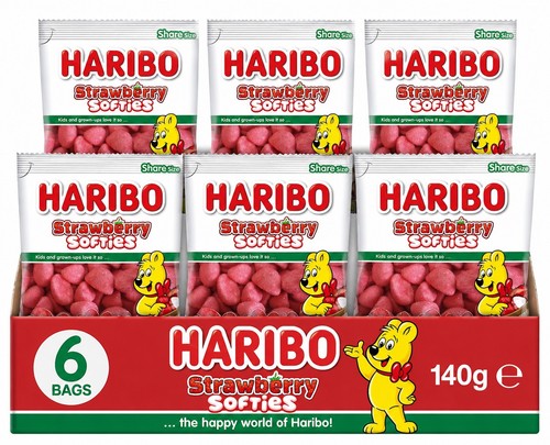 Haribo strawberry softies - haribo,