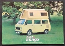 FIAT AMIGO SPACEMAKER CARAVAN Sales Brochure c1976-77