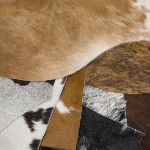 Hair cowhide scrap - hair, bag