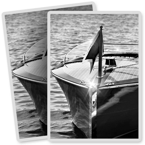 Vinyl stickers 7x10cm bw - vinyl,