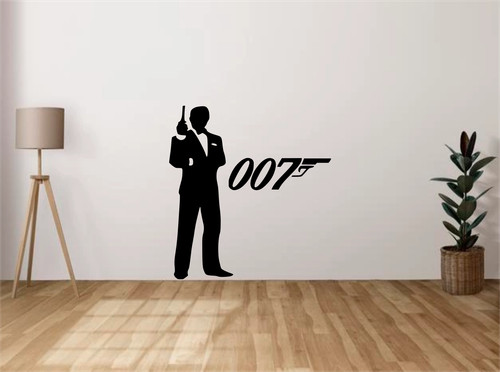 James bond 007 wall art - wall, decal