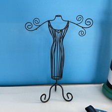 Black Metal Wire Dress Form