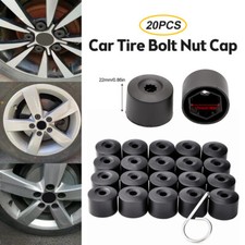 20PCS 17mm Wheel Lug Nut Bolt Cover Caps w/ Tool For VW Golf Caddy Jetta Passat