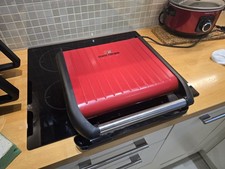 George Foreman 25050 1850W Seven Portion Entertaining Health  Grill - Red