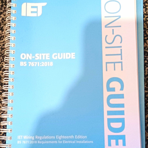 Iet wiring regulations site - iet, on-site