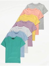 7 Pack Girls T-Shirts 11-12