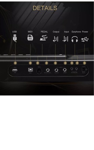 Key foldable digital piano - foldable,