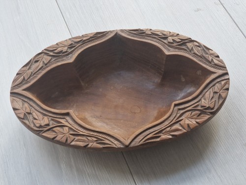 Kashmiri carved walnut wood - kashmiri,