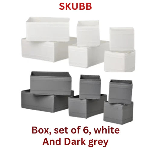 Ikea skubb set - 6, drawer