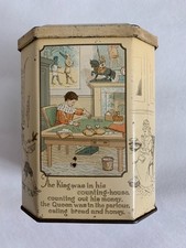 McVitie & Price, Vintage Octagonal Sing A Song Of Sixpence Nursery Rhyme Tin