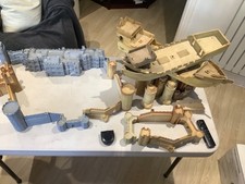 Buildings and scenery for wargaming various scales unpainted resin & hard foam