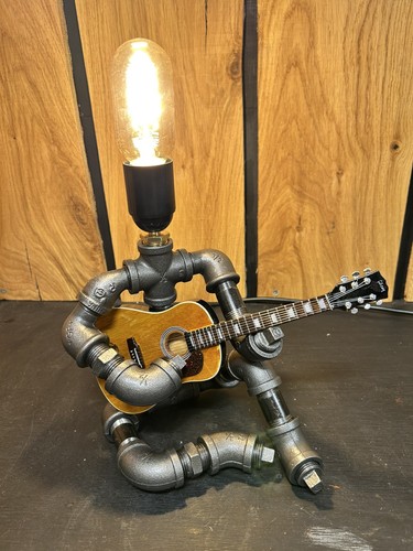Guitar steam punk lamp - ,