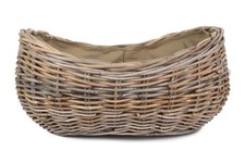 Boat Rattan Log Basket - Large
