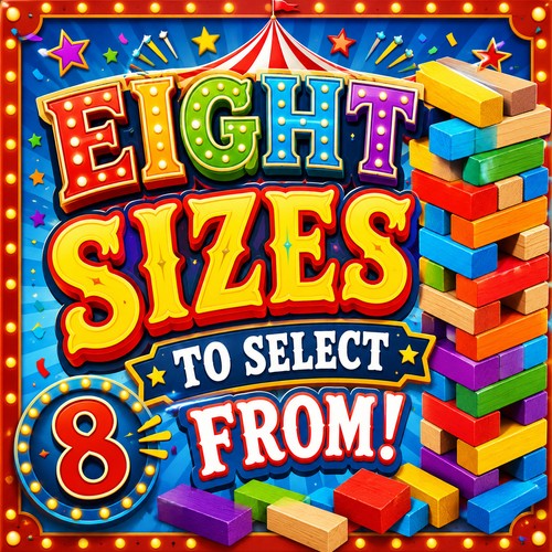 Giant original jenga - original, retro