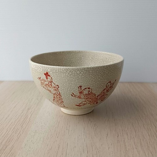 Kato shozan akae matcha bowl - shozan,