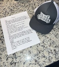 Signed Luke Combs Hat And Hand