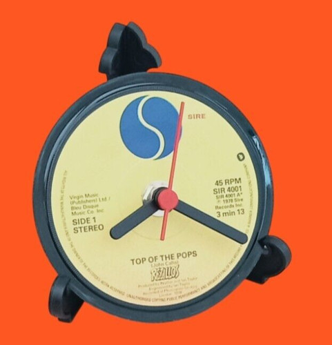 Rezillos clock desk table top - clock,