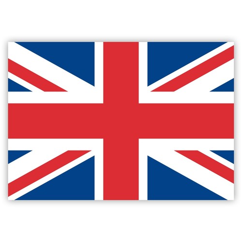 Union jack stickers - 20,