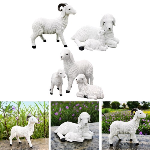 Resin goat figurine - goat,