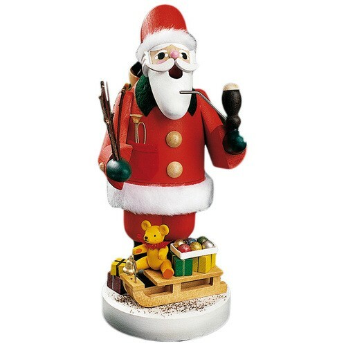 Handmade wooden santa sleigh - wooden,