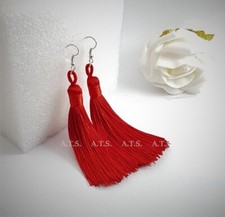Boho Long Tassel Dangle Earrings Fringe in Large Variation of Colours For Women