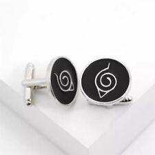 Naruto Hidden Leaf Cufflinks FREE & FAST SHIPPING 