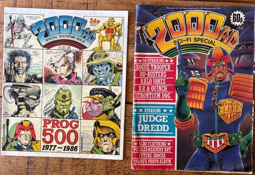 2000ad comic prog 500 and - 2000ad, sci