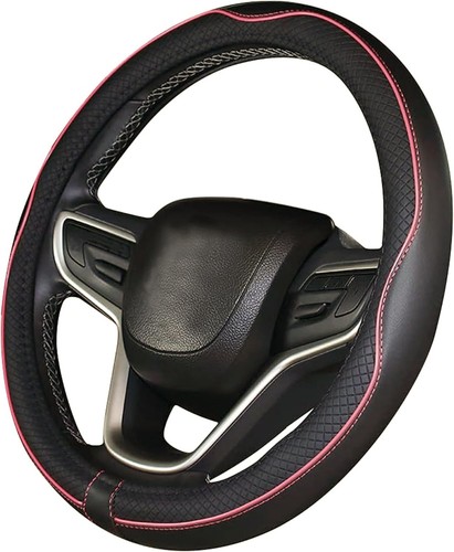 Steering cover car eco leather - steering,
