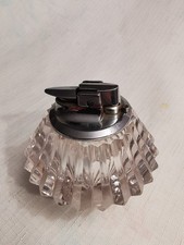 Ronson heavy glass table