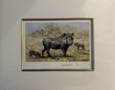 “Warthog Family” Signed Limited Edition print By David Shepherd