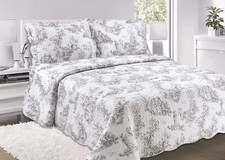 Bedspread Quilt Comforter Blue