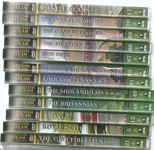 British steam railways - railways, (dvd)