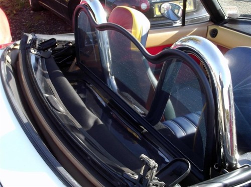Wind deflector black mesh - black,